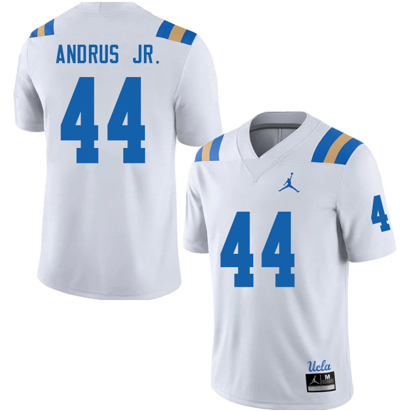 Jordan Brand Men #44 Martin Andrus Jr. UCLA Bruins College Football Jerseys Sale-White - Click Image to Close